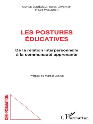 cover image of Les postures éducatives